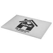 名前をカスタムする&日付引っ越し祝いパーティーホーム カッティングボード (角)