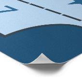 名前をカスタムする・日付・場所「パーティーチケット」ポスター ポスター (角)