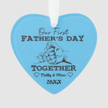 名前をカスタムする、最初の父の日を一緒に