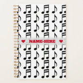 名前をカスタムする+楽譜プランナー プランナー手帳 (正面)