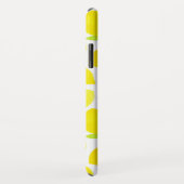 名前をカスタムする | 水彩イエローレモン模様 Case-Mate iPhoneケース (裏面/右)