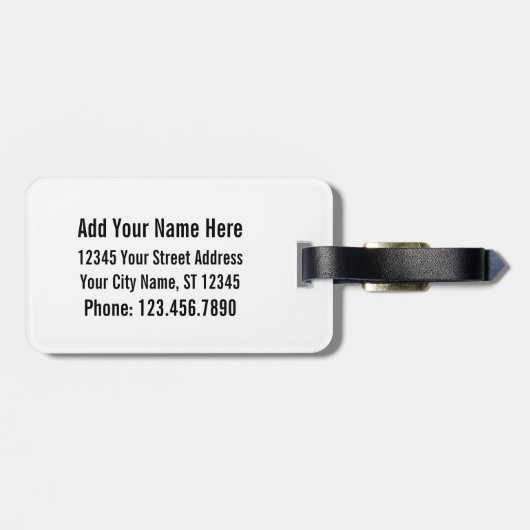 名前をカスタムする-灰色を用いる野球 ラゲッジタグ (裏面横)