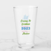 名前をカスタムする、目的地&年間のクルーズドリンク タンブラーグラス (裏面)