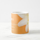 名前をカスタムする、祝のRCIAおめでとうリリー コーヒーマグカップ (中央)