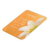 名前をカスタムする、祝のRCIAおめでとうリリー マグネット (左側)