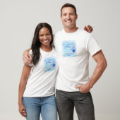 名前をカスタムする、結婚一周年記念 Tシャツ (ユニセックス)