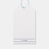 名前をカスタムする:自および至 |キャンディーケーンのクリスマス ギフトタグ (裏面)