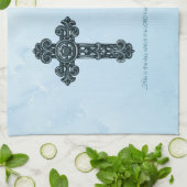 名前をカスタムする・記念日の叙勲、司祭 キッチンタオル (折り畳み)