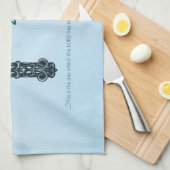 名前をカスタムする・記念日の叙勲、司祭 キッチンタオル (四つ折り)