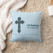 名前をカスタムする・記念日の叙勲、司祭 クッション (ブランケット)