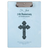 名前をカスタムする・記念日の叙勲、司祭 クリップボード (正面)