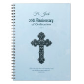 名前をカスタムする・記念日の叙勲、司祭 ノートブック (正面)
