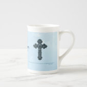 名前をカスタムする・記念日の叙勲、司祭 ボーンチャイナマグカップ (右)