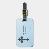 名前をカスタムする・記念日の叙勲、司祭 ラゲッジタグ (正面縦)