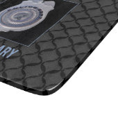 名前をカスタムする、警察署との記念日 カッティングボード (角)