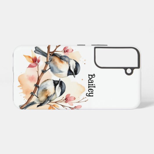 名前をカスタムする《鳥》アメリカゴガラ野生動物自然アニマルアート SAMSUNG GALAXYケース (裏面横)