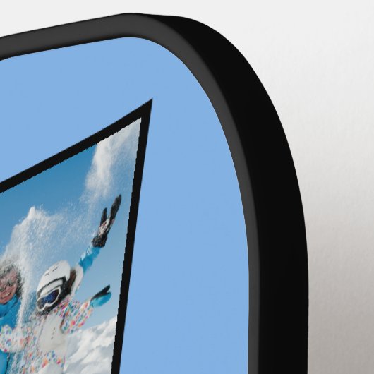 名前をカスタムする&2枚の写真最高のパパEVER ピックルボールラケット (左詳細)