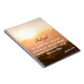 名前をカスタムする- Jeremiah 29:11日の出 ノートブック (右側)