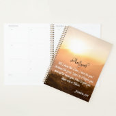 名前をカスタムする- Jeremiah 29:11日の出 プランナー手帳 (ディスプレー)