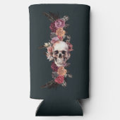 名前をカスタムする- RIP 20s （または任意の10年）誕生日 スリム缶クーラー (裏面)