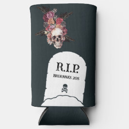 名前をカスタムする- RIP 20s （または任意の10年）誕生日 スリム缶クーラー