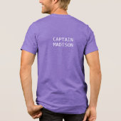 名前をカスタムする#sailing （またはYOURテキスト）カスタム トライブレンドＴシャツ (裏面)