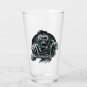 名前をカスタムするDEADMONTONのパイントガラス タンブラーグラス (正面)