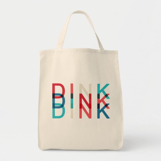 名前をカスタムするDinkピックルパーソナライズされたボールゲームチーム トートバッグ (正面)