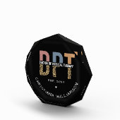 名前をカスタムするDPTドクターオブフィジカルセラピーチータ フォトブロック (右)