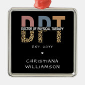 名前をカスタムするDPTドクターズオブフィジカルセラピー メタルオーナメント (正面)