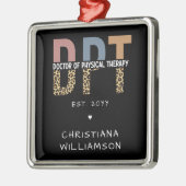 名前をカスタムするDPTドクターズオブフィジカルセラピー メタルオーナメント (左)