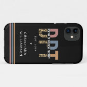 名前をカスタムするDPTドクターズオブフィジカルセラピー Case-Mate iPhoneケース (裏面(横))