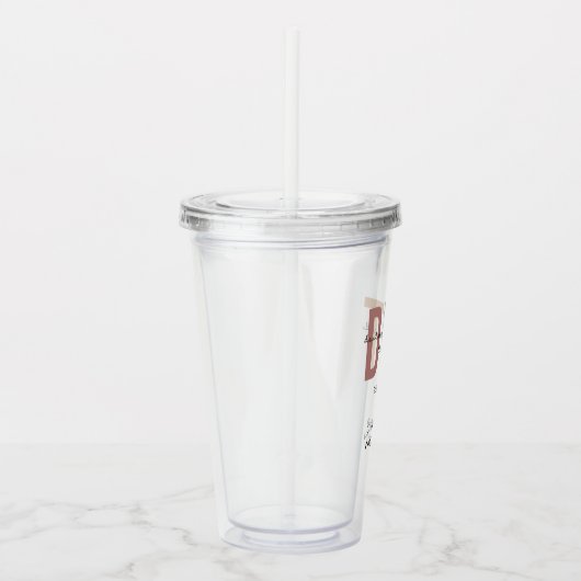 名前をカスタムするDPTドクター・オブ・フィジカルセラピー アクリルタンブラー (右)