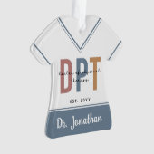 名前をカスタムするDPTドクター・オブ・フィジカルセラピー オーナメント (正面)