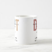 名前をカスタムするDPTドクター・オブ・フィジカルセラピー コーヒーマグカップ (中央)