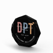 名前をカスタムするDPTドクター・オブ・フィジカルセラピー フォトブロック (右)