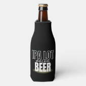 名前をカスタムするIPAロットビおもしろいクールール ボトルクーラー (ボトル正面)