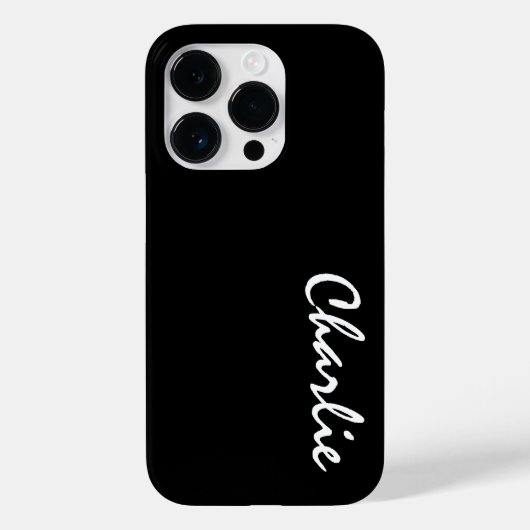 名前をカスタムするiPhone 14 Proケース Case-Mate iPhoneケース (裏面)