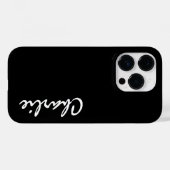 名前をカスタムするiPhone 14 Proケース Case-Mate iPhoneケース (裏面 (横))