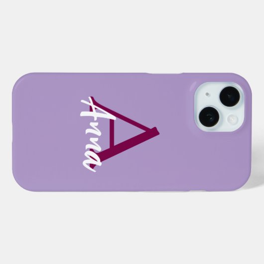 名前をカスタムするiPhone 15ケース Case-Mate iPhoneケース (裏面 (横))