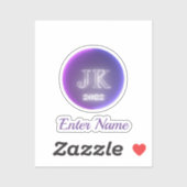名前をカスタムするJK 2022ロゴミニビニール澄んシール シール (シート)