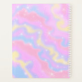 名前をカスタムするlスパカラフルルクルスレインボーガーリー プランナー手帳 (裏面)