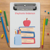 名前をカスタムするl水彩基本先生キッズ ミニクリップボード