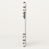 名前をカスタムするLadybugsミュージックノートiPhone Xケース Case-Mate iPhoneケース (裏面/右)