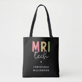名前をカスタムするMRI技術 | MRI技術ギフト トートバッグ (正面)