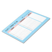 名前をカスタムするOffice To Doギフトチェックリスト ノートパッド (アングル)