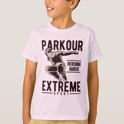 名前をカスタムするPARKOURシャツ&ジャケット Tシャツ (正面)