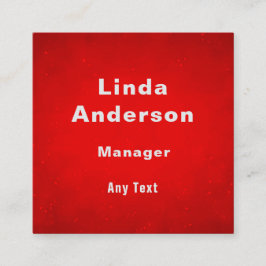 名前をカスタムするQRコードプロフェッショナル スクエア名刺