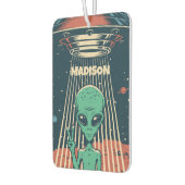 名前をカスタムするUFOエイリアン カーエアーフレッシュナー (左)