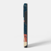 名前をカスタムするUFOエイリアン iPhoneケース (左側面)